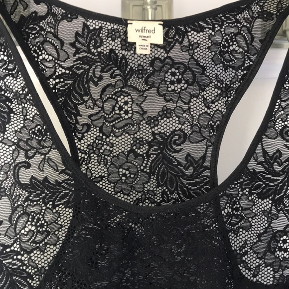Wilfred Tops - Wilfred lace top | black | XS